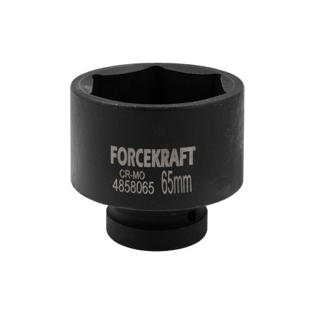 Головка торцева ударна 1" 65 мм (6-гр.) FORCEKRAFT FK-4858065 Головка торцева ударна 1" 65 мм (6-гр.) FORCEKRAFT FK-4858065