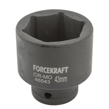 Головка торцева ударна 3/4" 43 мм (6-гр.) FORCEKRAFT FK-46543 Головка торцева ударна 3/4" 43 мм (6-гр.) FORCEKRAFT FK-46543