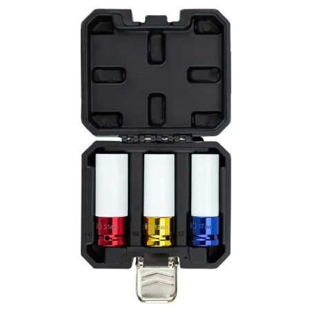 Набір головок глибоких ударних тонкостінних 1/2" 3 пр. (6-гр.) Scheppach SCH-4035