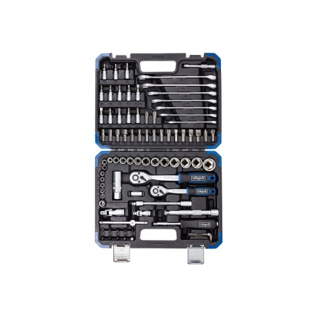 Набір інструменту комбінований 82 пр. 1/4", 3/8" (6-гр.) (4-22 мм) Scheppach SCH-4821-5DS