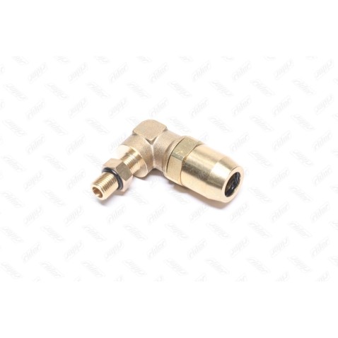 RD 27.26.60 З'єднувач пневматичний різьбовий-з накидною гайкою L-подібний М10х1-12 латунь (RIDER) фото від Мотор-Агро Харків Укр