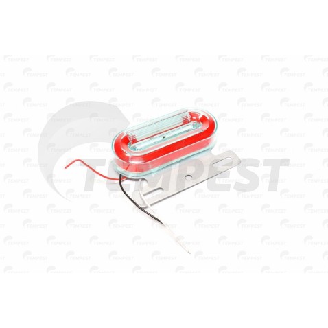 TP 97-27-86 Ліхтар габаритний (червоний) LED 24V з підсвічуванням борту (TEMPEST) фото від Мотор-Агро Харків Україна