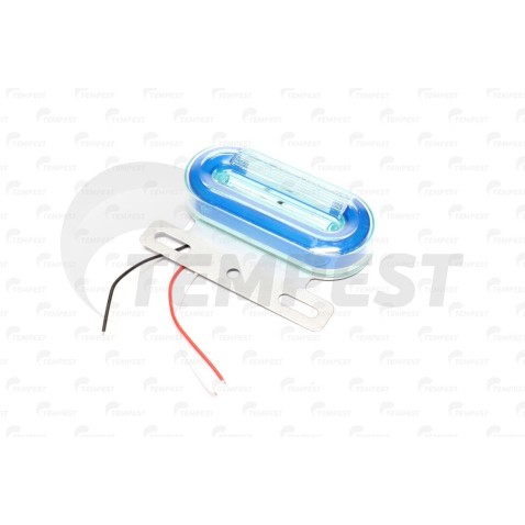 TP 97-27-88 Ліхтар габаритний (синій) LED 24V з підсвічуванням борту (TEMPEST) фото від Мотор-Агро Харків Україна