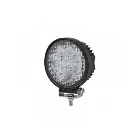 453701075/DK B2-27W-B F Фара LED кругла 27W, 9 ламп, 110*128мм, широкий луч від Мотор-Агро Харків Україна