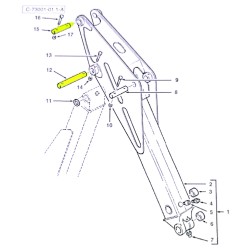 3522693M2 Палець TEREX Ф45*320 від Мотор-Агро Харків Україна