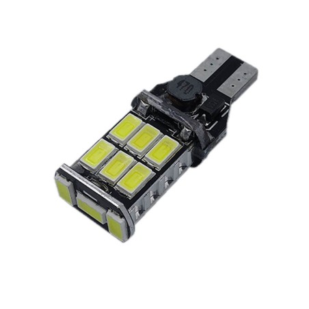 Лампа LED безцокольна T15 4.9W 12-24V 15 діодів D-15.3 mm L-40 mm (уп 25 шт)