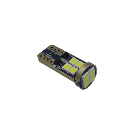 Лампа LED безцокольна T10 1.9W 12V 12 діодів D-10 mm L-25 mm (уп. 100 шт)